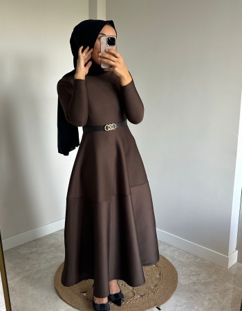 SCUBA ÇAN KESİM ELBİSE