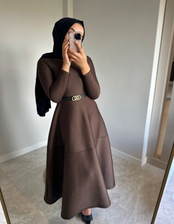 SCUBA ÇAN KESİM ELBİSE