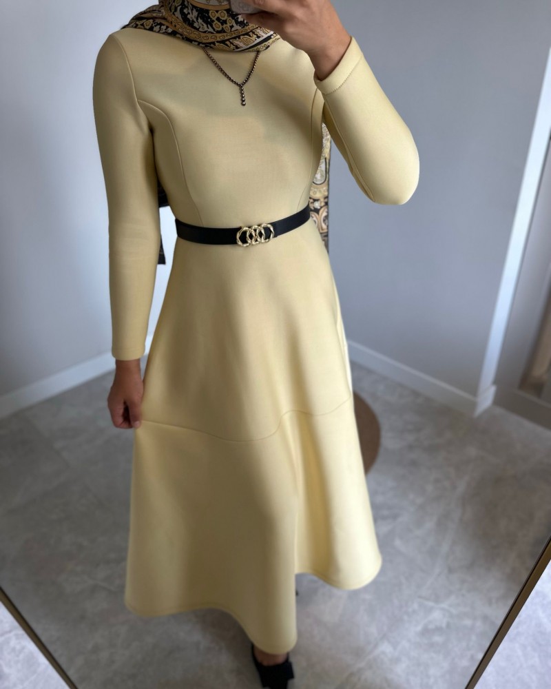 SCUBA ÇAN KESİM ELBİSE