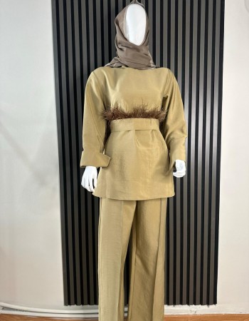 BELDEN TÜYLÜ İKİLİ TAKIM