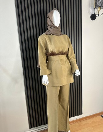 BELDEN TÜYLÜ İKİLİ TAKIM