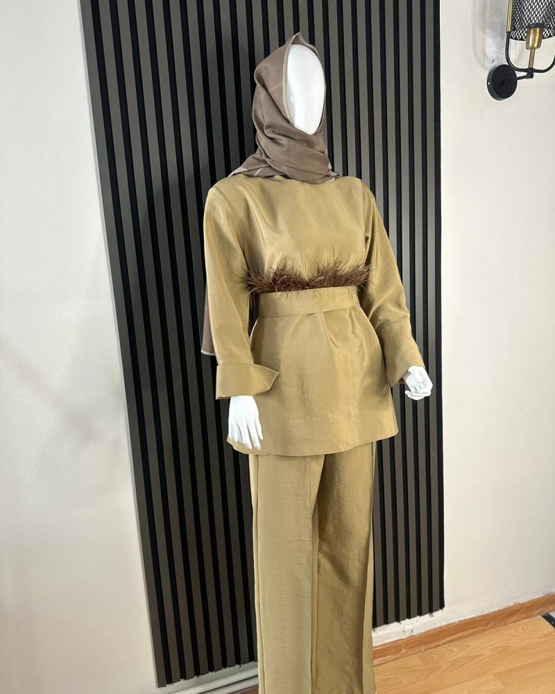 BELDEN TÜYLÜ İKİLİ TAKIM