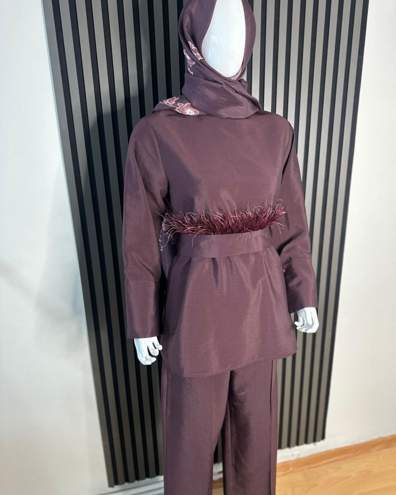 BELDEN TÜYLÜ İKİLİ TAKIM